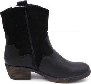 Rieker Cowboylaarzen Zwart Synthetisch 188223 Dames