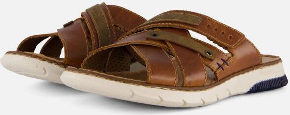 Rieker Slippers zomerschoen slippers badschoen met contrastkleurige raamstiksels - Foto 17
