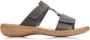 Rieker Slippers sleehak zomerschoen pantoffels met juwelenring - Thumbnail 1