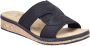 Rieker -dames-art V3669 00 zwart-slipper - Thumbnail 1