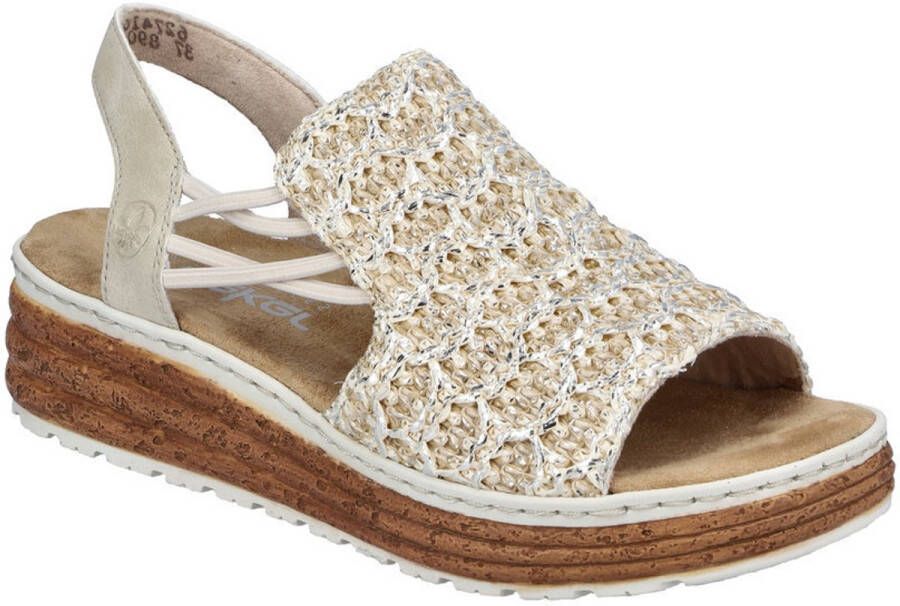 Rieker -Dames beige sandalen