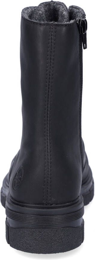 Rieker dames bikerboots enkellaars Z9120-00 zwart