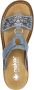 Rieker -Dames blauw licht slippers & muiltjes - Thumbnail 1