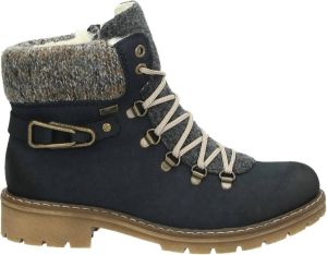Rieker Winterlaarsjes met tricotrand en -tex