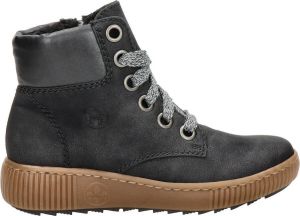 Rieker Veterboot Dames Zwart