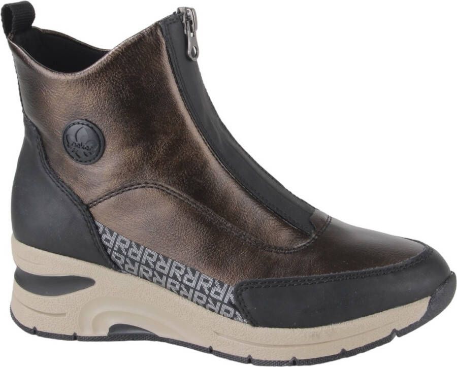 Rieker Metallic Bronzen Instapper Brown