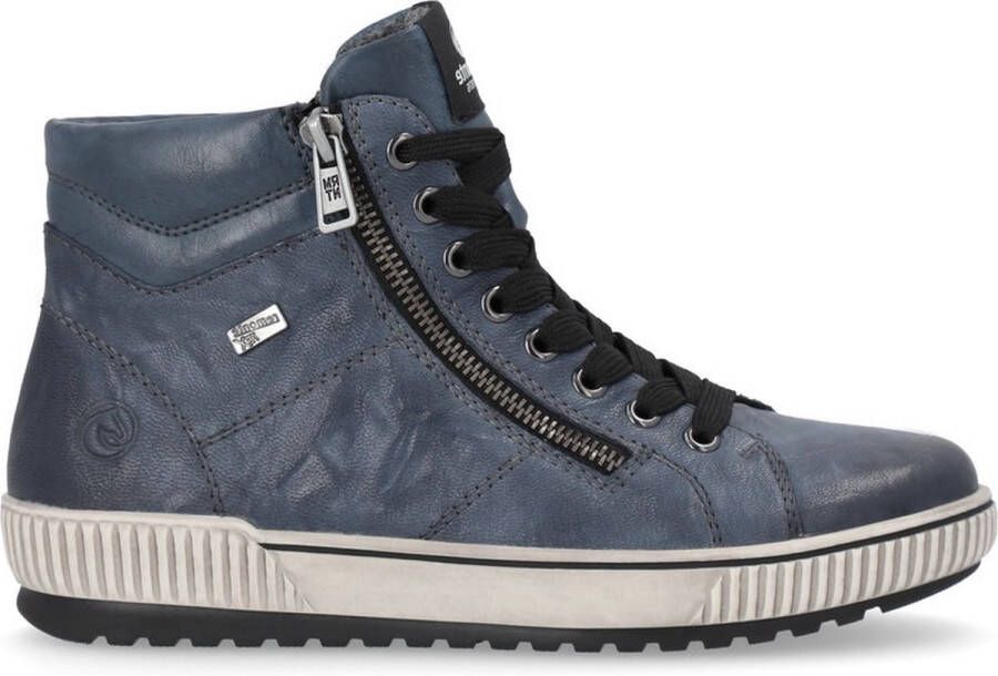 Remonte Veterschoenen platform lace-up ankle boots in crash look