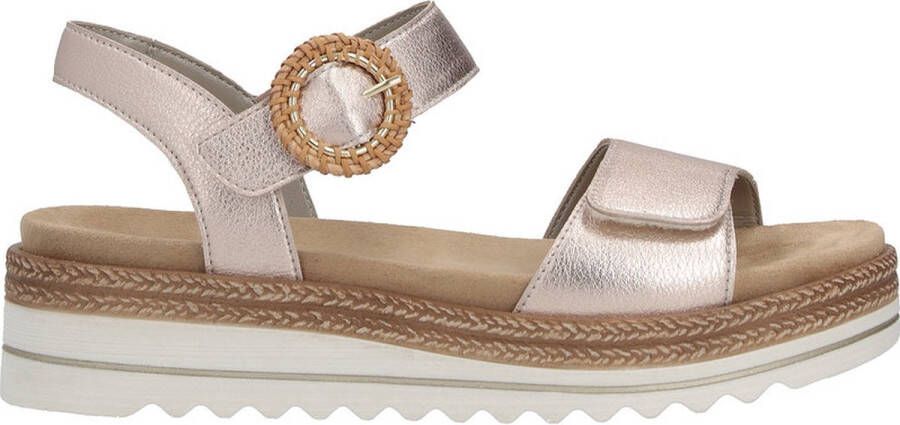 Remonte Sleehaksandaaltjes zomerschoen bandjessandaal met praktische klittenbandsluitingen