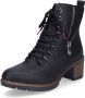 Rieker Winterlaarsjes veterschoenen hakken smalle vorm - Thumbnail 1