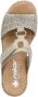 Rieker -Dames groen olijf slippers & muiltjes - Thumbnail 1