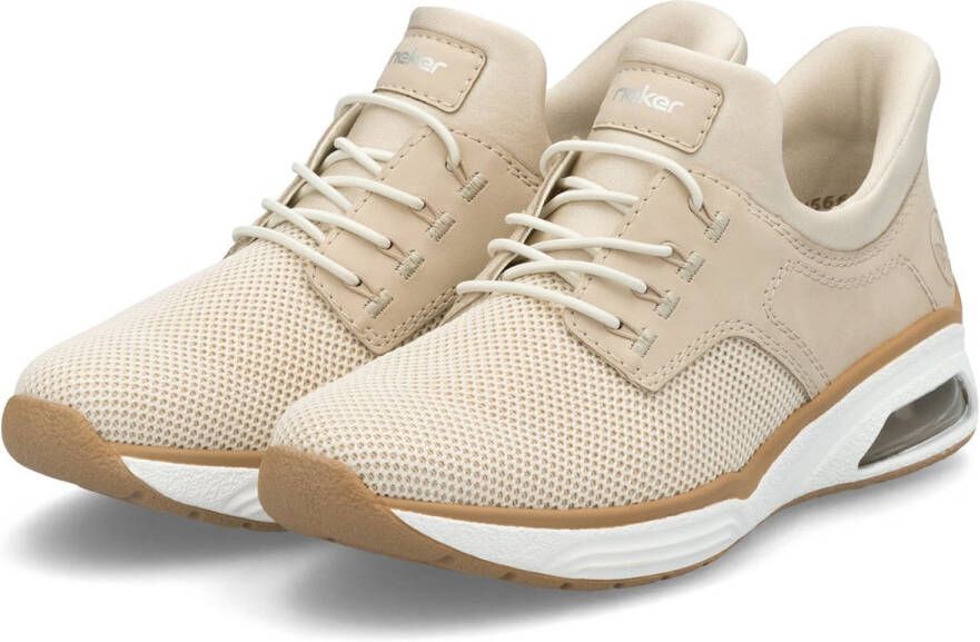 Rieker Slip-on sneakers Ready2GO vrijetijdssneaker lage schoen instapschoen elastische band elastische instap