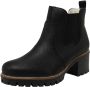Rieker Chelsea-boots enkellaarsjes boots blokhak met structuur op het bovenmateriaal - Thumbnail 1