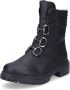 Rieker Winterlaarsjes winterlaarzen bikerboots hakken met gewatteerde schaprand - Thumbnail 1
