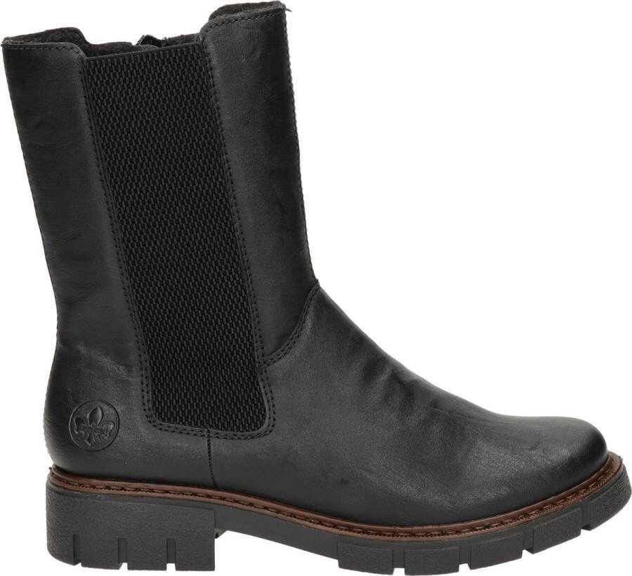 Rieker Comfortabele Chelsea Boot voor Modebewuste Vrouwen Black Dames - Foto 2
