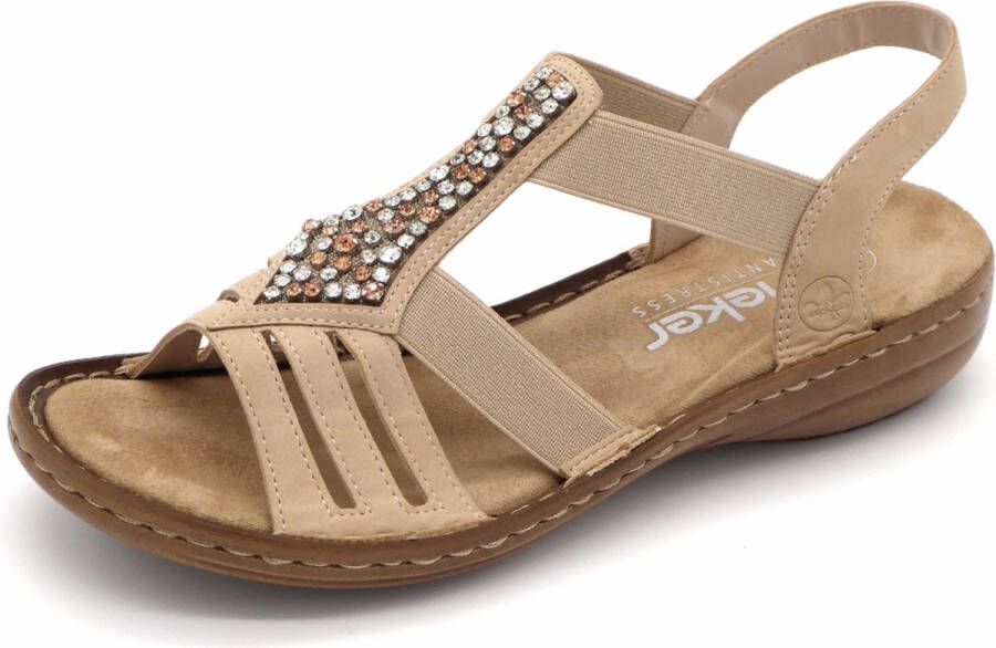 Rieker Dames Sandaal 60803-20 Beige