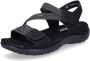 Rieker Sandalen zomerschoen sandaal sleehak met elastieken - Thumbnail 1
