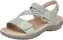 Rieker Sandalen zomerschoen sandaal sleehak met elastieken - Thumbnail 1