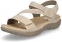 Rieker Sandalen zomerschoen sandaal sleehak met elastieken - Thumbnail 1