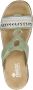 Rieker Slippers sleehak zomerschoen pantoffels met decoratieve kralen - Thumbnail 1