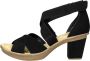 Rieker Zwarte Synthetische Hoge Hak Sandalen Black Dames - Thumbnail 1