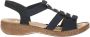 Rieker NU 21% KORTING: sandalen met leuk sierelement - Thumbnail 1
