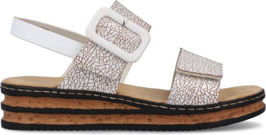 Rieker Dames schoenen 62950-80 Wit