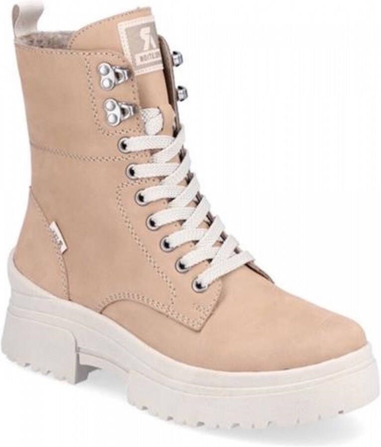 Rieker Veterschoenen Hoog Veterschoenen Hoog beige