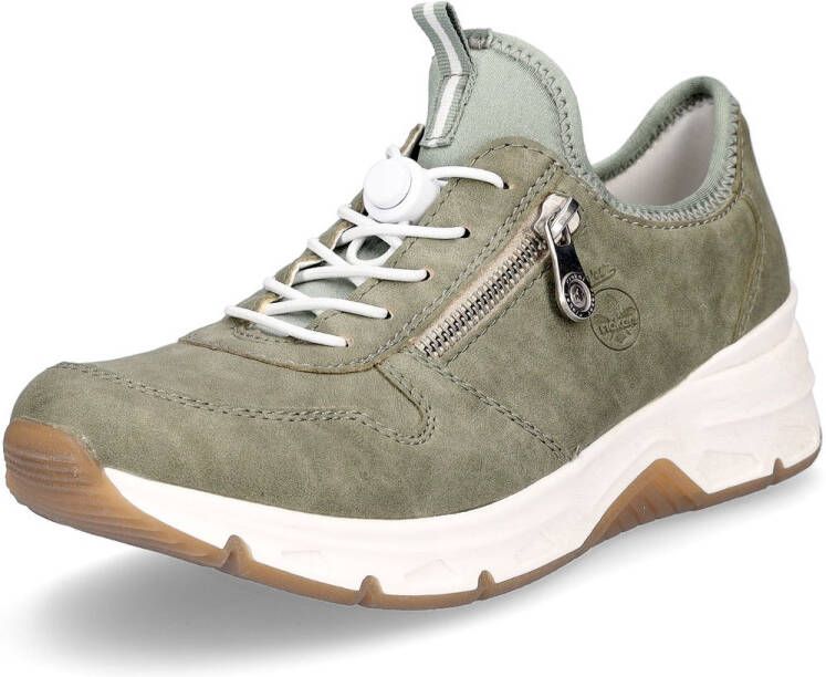 Rieker dames slip-on sportschoenen groen