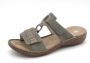 Rieker Dames Slipper 60881-52 Groen - Thumbnail 1