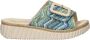 Rieker Sleehakmuiltjes Zomerschoen strandschoen huisschoen met praktische klittenbandsluiting - Thumbnail 9