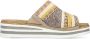 Rieker Kleurrijke comfortabele sliders voor dames Multicolor Dames - Thumbnail 1