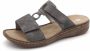 Rieker Slippers Zomerschoen slippers vakantieschoen klittenbandschoen met perforatie - Thumbnail 1