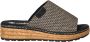 Rieker dames slipper Zwart multi - Thumbnail 1