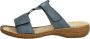 Rieker 60885 12 slipper Blauw Dames - Thumbnail 1