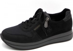 Rieker Dames Sneaker N4501-00 Zwart