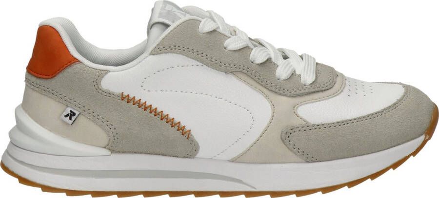 OTTO RIEKER Sport Sneakers met sleehak lage schoen veterschoen vrijetijdssneaker met zachte inlegzool