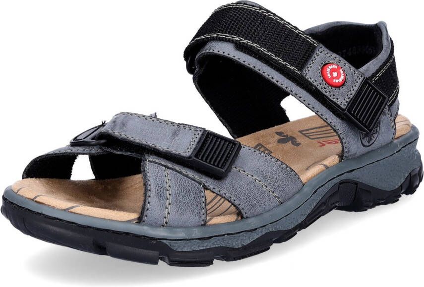 Rieker dames trekking sandalen blauw-grijs Sandalen 68851-14 blauw-grijs