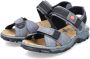 Rieker dames trekking sandalen blauw-grijs Sandalen 68851-14 blauw-grijs - Thumbnail 1