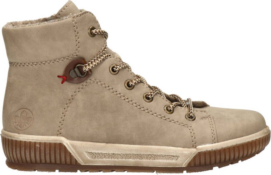 Rieker EVOLUTION Hoge veterschoenen ankle boot high top sneaker leisure boots with zipper
