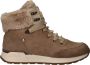 Rieker Warm Gevoerde Leren Veterschoenen Beige Dames - Thumbnail 1