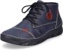 Rieker Hoge veterschoenen met luxueuze contrastnaden - Thumbnail 1