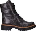 Rieker Veterschoenen Veterenkellaars profielzool met contrasterende zoolrand - Bruin