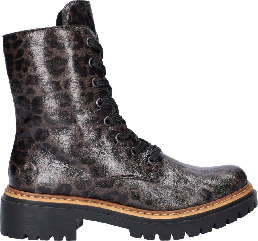 Rieker 72627-90 dames veterboots sportief bruin - Foto 1