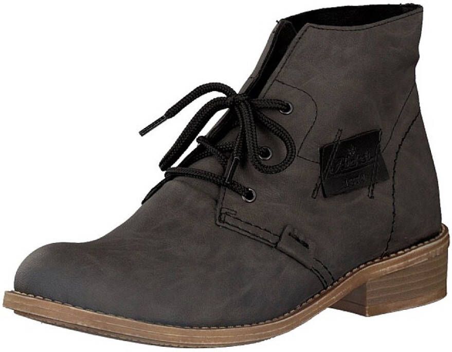 Rieker dames veterboot grijs