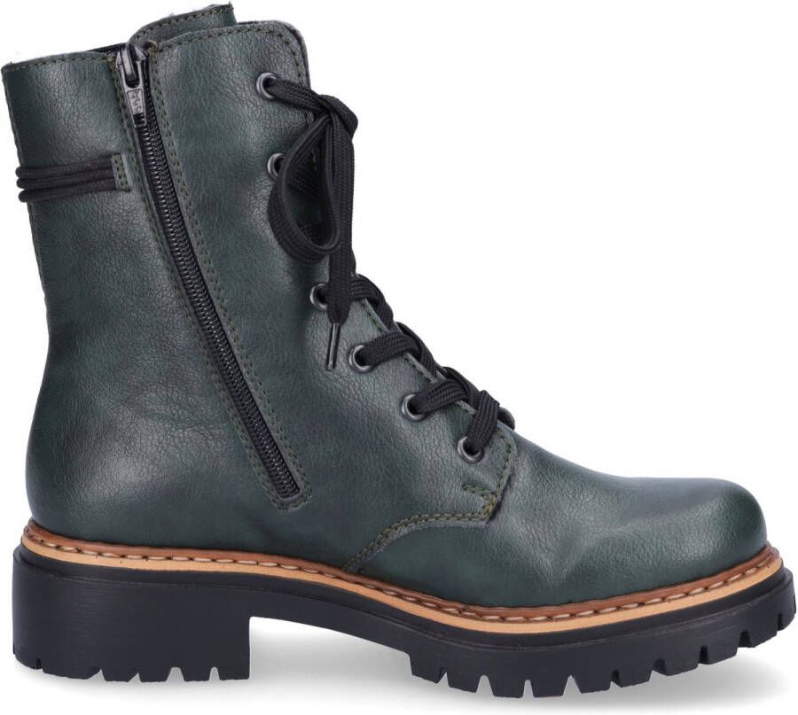 Rieker Winterlaarsjes veterschoenen enkellaars hakken chelseaboots met binnenrits