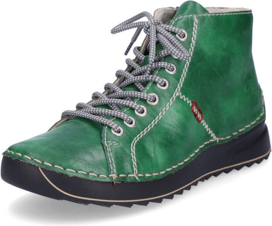 Rieker Hoge veterschoenen met modieuze profielzool