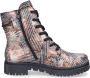 Rieker Winterlaarsjes lace-up boots ankle boots block heel with inner zipper - Thumbnail 3