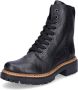 Rieker Veterlaarsjes veterschoenen blokhak binnenrits en klinknagelversiering - Thumbnail 1