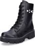 Rieker Veterlaarsjes veterschoenen plateau met extra binnenrits - Thumbnail 1