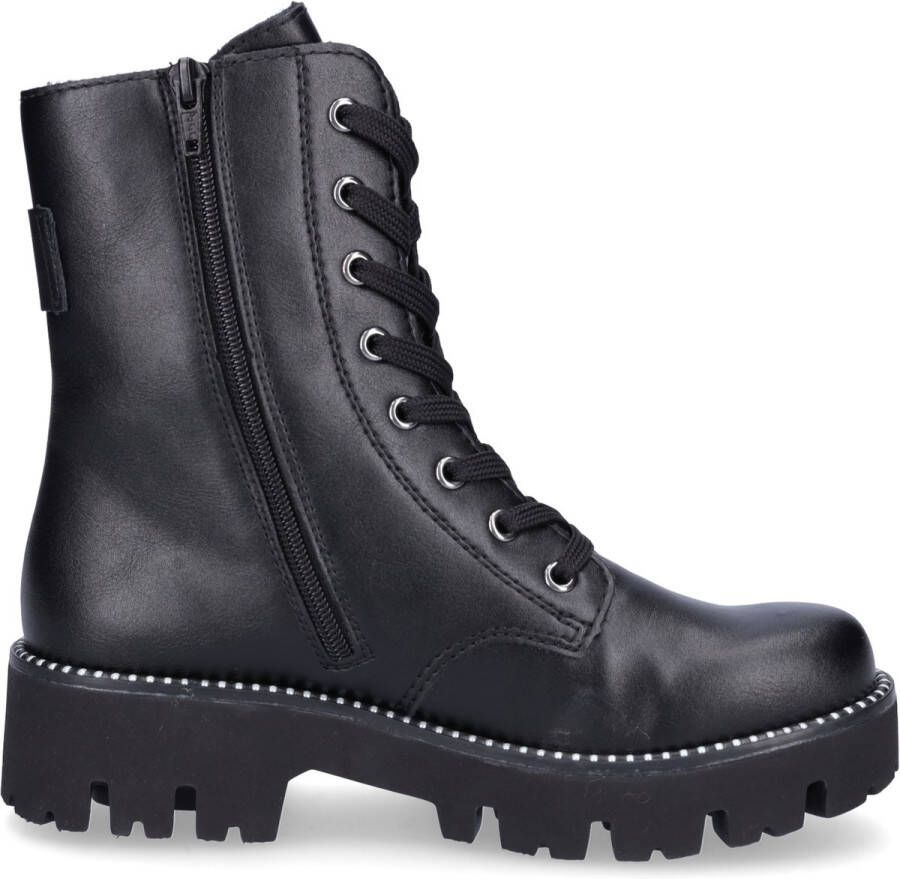 Rieker Veterlaarsjes veterschoenen plateau met extra binnenrits